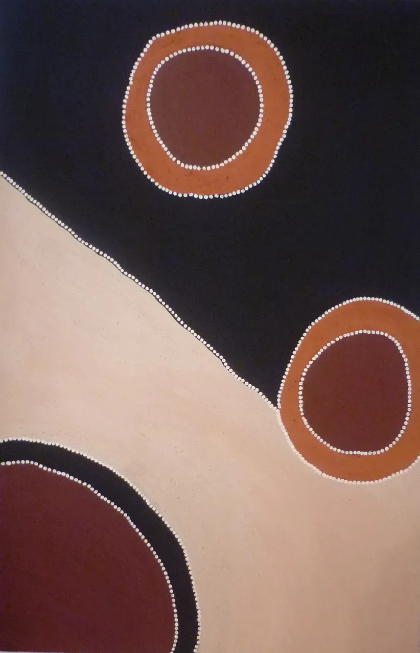 Jock Mosquito, Tanami - Wet, 100 x 150 cm