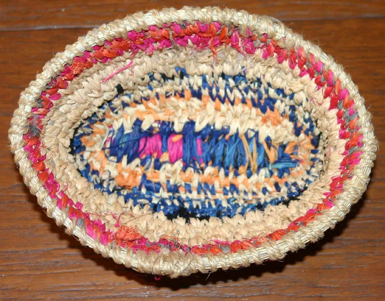 Louis Karadada, Woven Basket, 16 x 12 cm