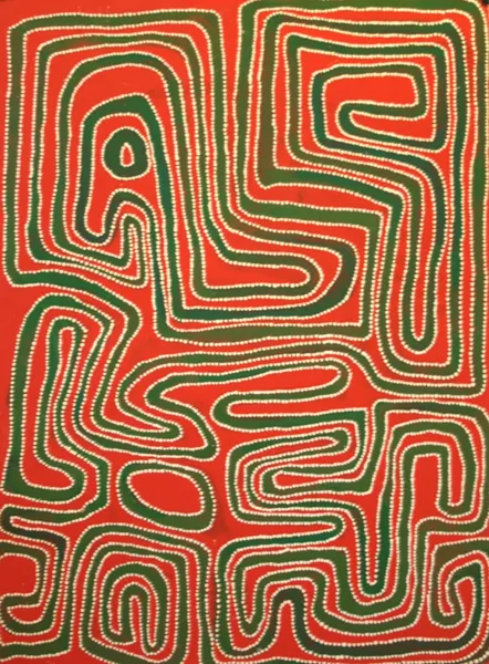 Jimmy Nerrimah, Kurtul Jila, 2005, synthetic polymer paint on paper, 76 x 56 cm