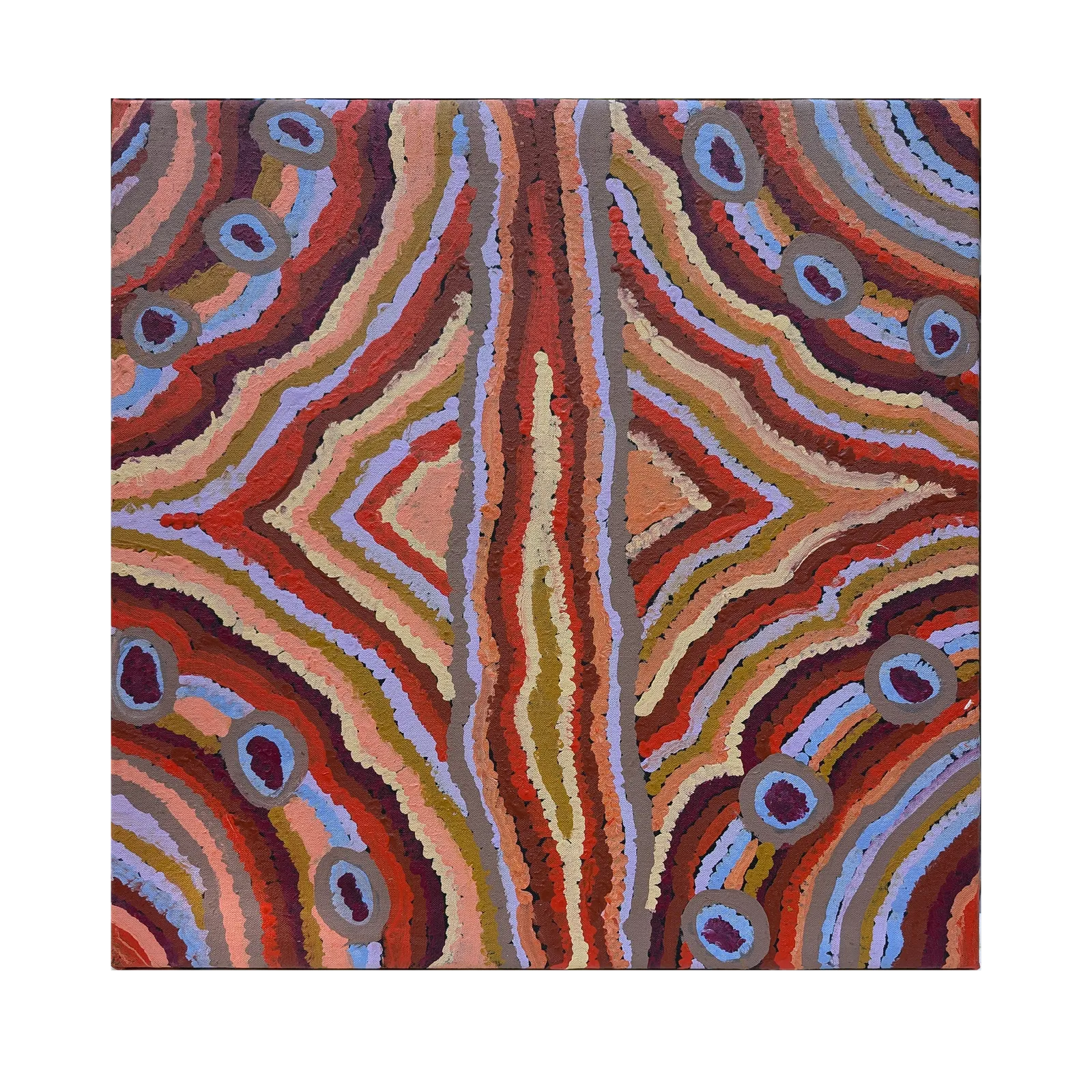 Itjiwalyi  Watson, Untitled, 2007, synthetic polymer paint on linen, 61 x 61 cm