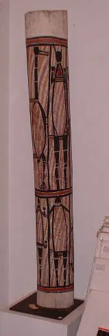 Ronnie Djanbardi, Dupan - Hollow Log Coffin with Clan, 178cm ht.