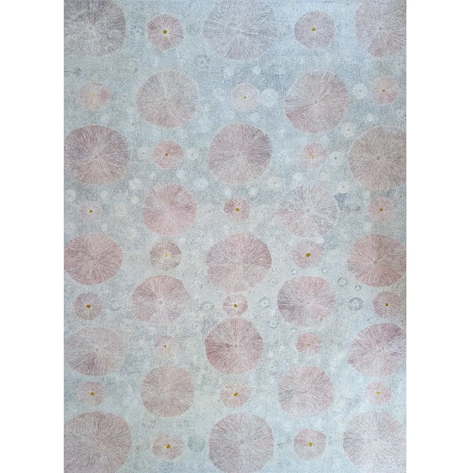 Lily Lion Kngwarrey, My Country, 2007, synthetic polymer paint on Belgian linen, 205 x 149 cm