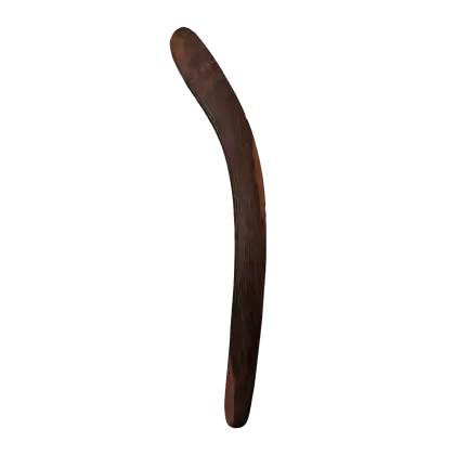Artist Once Known, Central Australian Boomerang, c. mid twentieth century, carved hardwood, length: 75cm