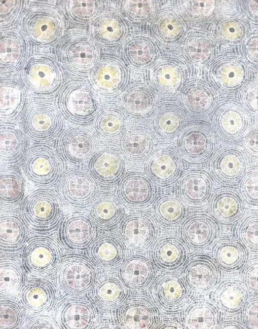 Michelle Lion Kngwarrey, Ngkwarlerlanem and Arnkawenyerr- Country, 2007, synthetic polymer paint on linen, 210 x 150cm