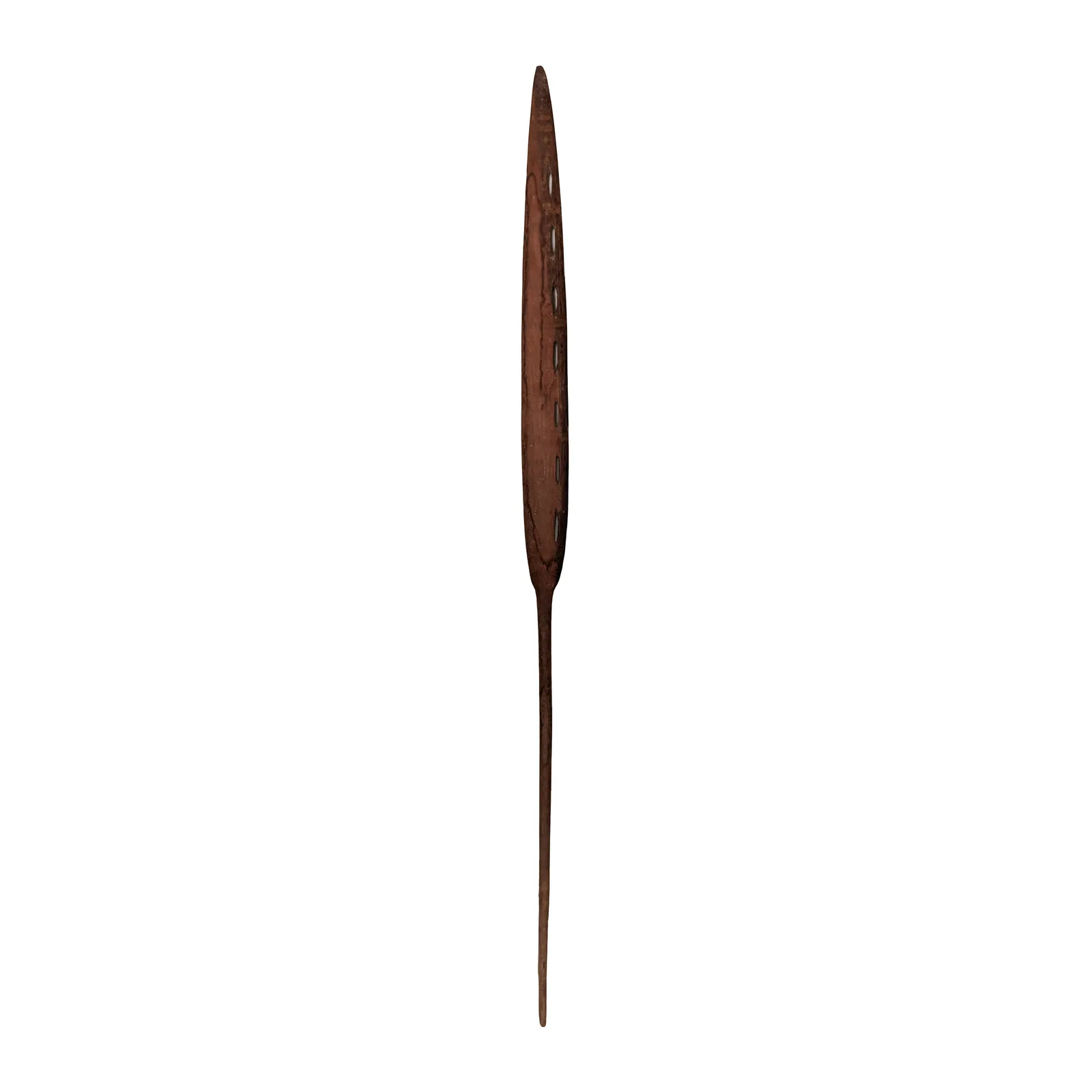 Artist Once Known, Central Arnhem Land Ceremonial Spear Tip, c.1980, carved wood, 117 cm