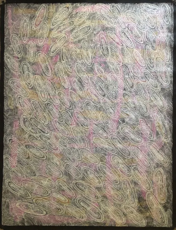Topsy Pwerl Jones, Country, 2008, synthetic polymer paint on Belgian linen, 120 x 90cm