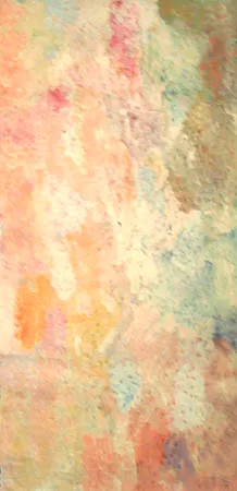 Kathleen Ngale, Arlperre - Bush Plum Country, 2009, synthetic polymer paint on linen, 90 x 45cm