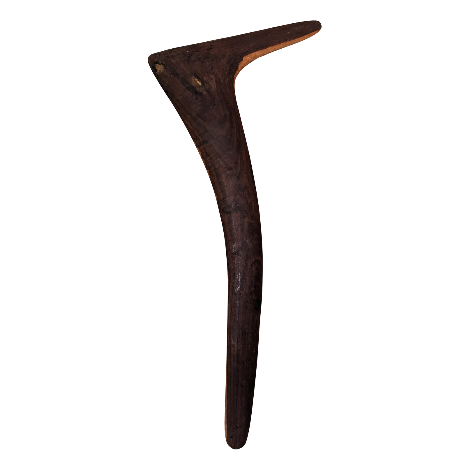 Joehn Duggie Jakamarra, Boomerang, c.1995, carved wood, 85 cm