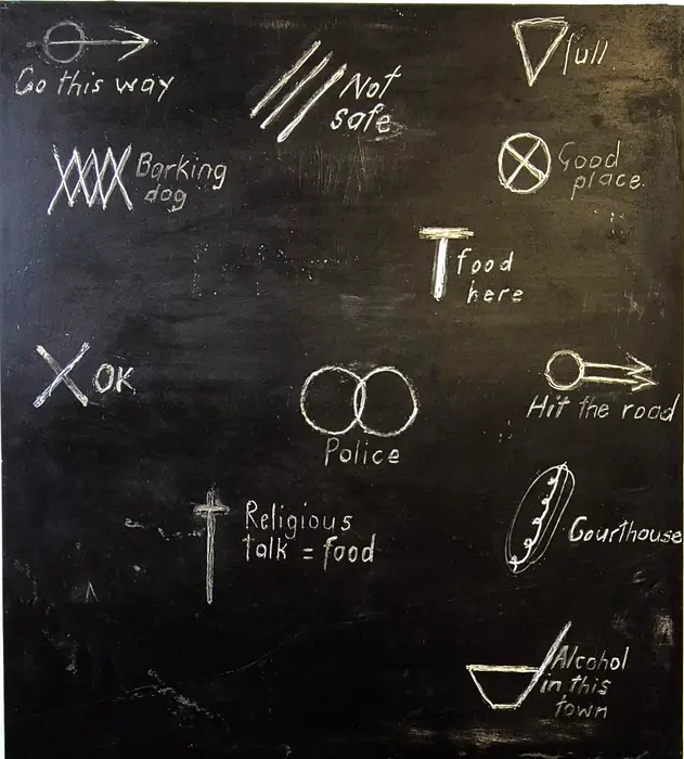 Annabel Nowlan, Swaggie symbols, 2018, mixed media on aluminium, 60 x 55 cm