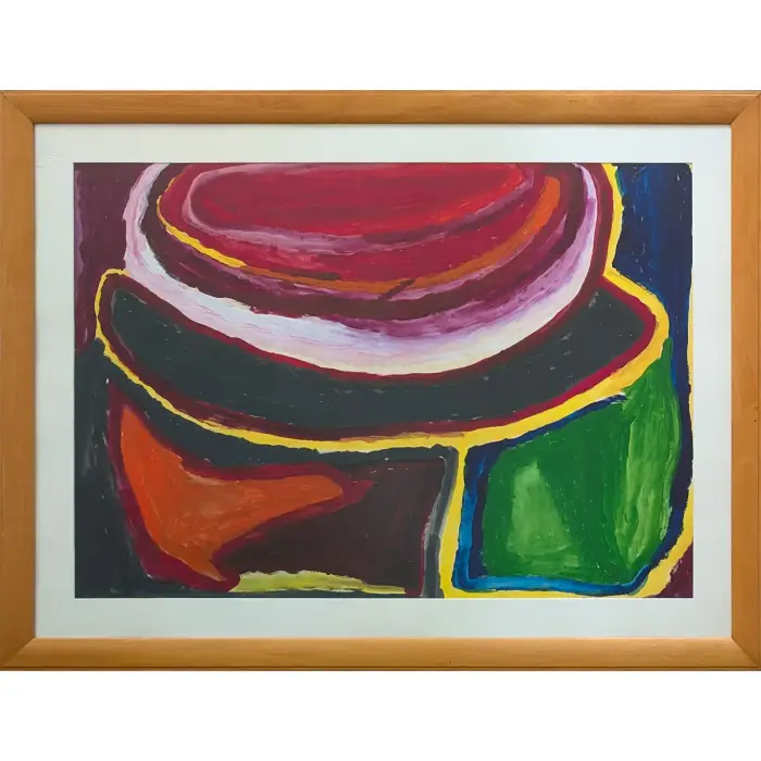Paji Honeychild Yankar, Mirrnturr, 1993, synthetic polymer paint on paper, 75 x 106 cm