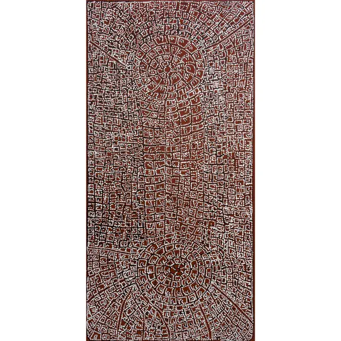 Dorothy Robinson Napangardi, Women's Ceremony, 1998, synthetic polymer paint on canvas, 121.5 x 60 cm