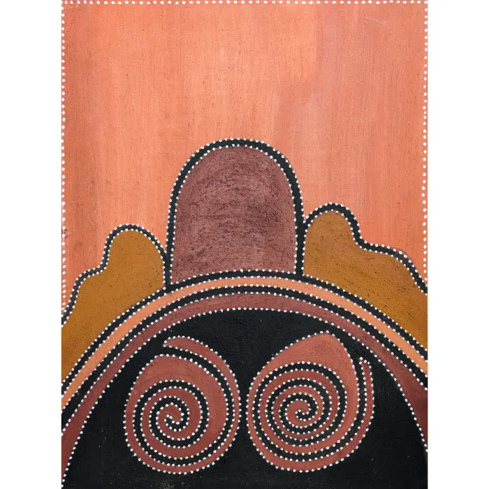 Charlene  Carrington, Texas Downs, 2004, natural earth pigments on canvas, 120 x 90 cm