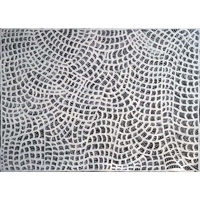 Gloria Tamerre Petyarre, Mountain Devil Lizard Dreaming, 2005, synthetic polymer paint on canvas, 150 x 210 cm