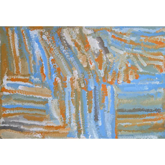 Emily Kame Kngwarreye, My Country, 1995, synthetic polymer paint on linen, 149 x 201 cm
