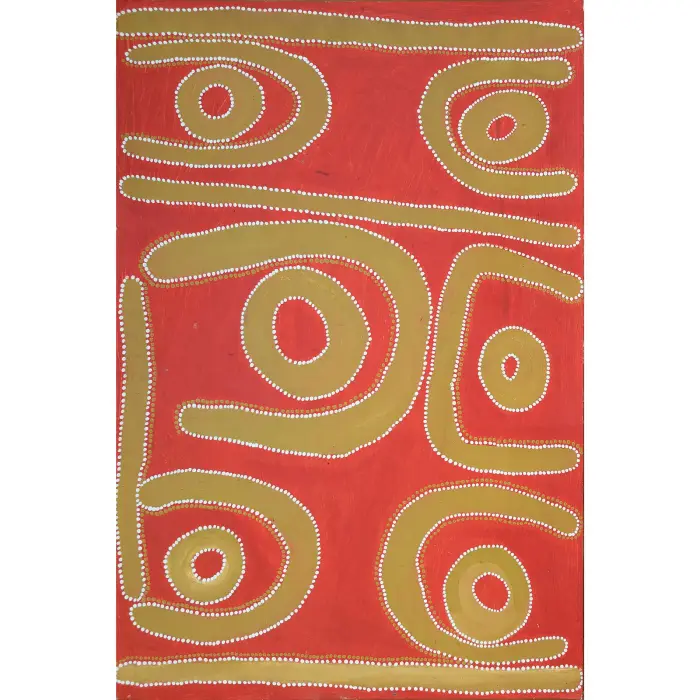 Jimmy Nerrimah, Untitled, 1994, synthetic polymer paint on canvas board, 90 x 60 cm