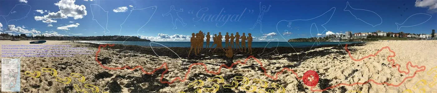 Seaweed Mob, Paying homage to the original inhabitants of Bondi Beach, 2018